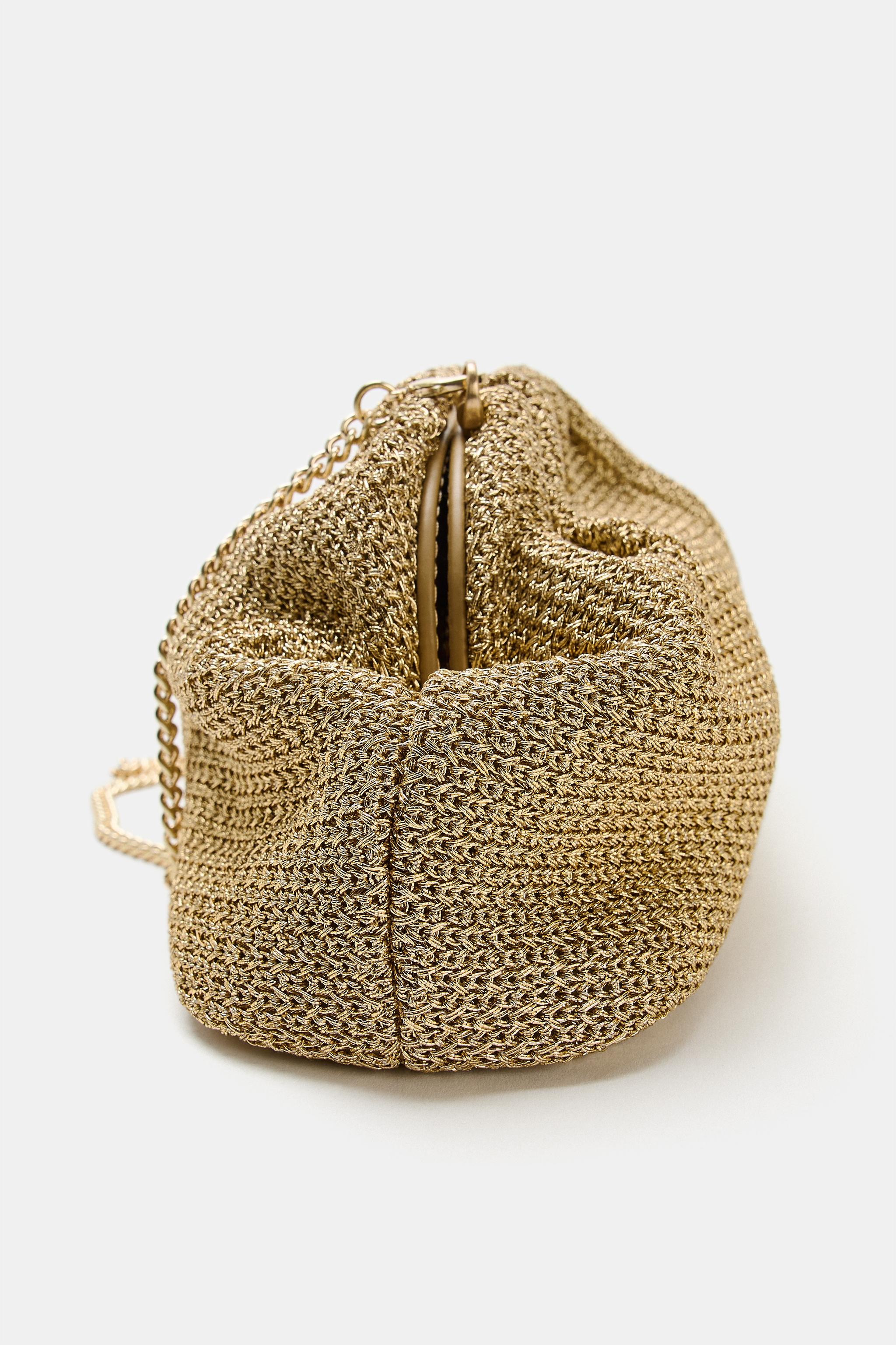 WOVEN CLUTCH BAG